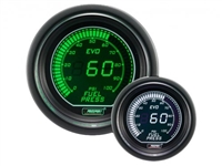ProSport Evo Series Green/White Digital Fuel Pressure Gauge 52mm 100 PSI