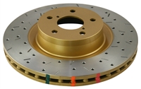 DBA 4000 Series Drilled/Slotted Front Rotors Evo x/10