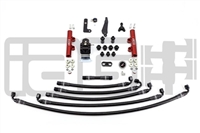 IAG PTFE Fuel System Kit W/ Lines, FPR & Red Fuel Rails for 08-20 STI