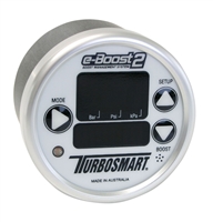 TurboSmart e-Boost2 White Silver 60mm 60 PSI