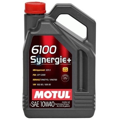 Motul 6100 Synergie+ 10W40 Motor Oil 5L