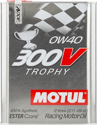 Motul 300V Trophy Synthetic Engine Oil 0W40 2L