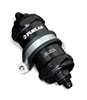 Fuelab 818 Series InLine Fuel Filter 6an Inlet / 6an Outlet Fiberglass Element - Black