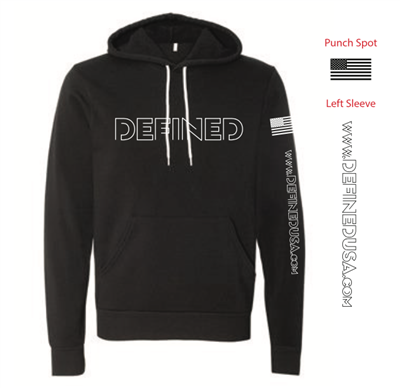 Defined Black Edition Soft Cotton Hoodie