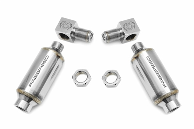 Fabspeed Universal 90 Degree O2 Spacers with Catalytic Converters - Pair