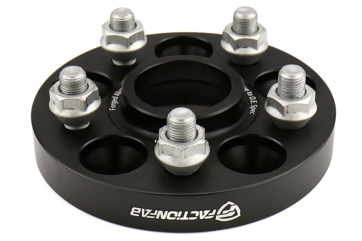 thumbnail image 2 of 4pcs 20mm Hubcentric Wheel Spacers – 5x100 For Subaru Impreza WRX BRZ (Black Aluminum) 2 of 6