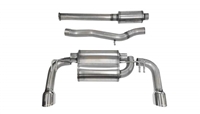 Corsa 3.0" Dual Rear Exit Cat-Back Exhaust System with 4.5" Tips Sport Sound Level (2008 - 2015)