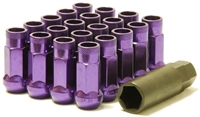 Muteki SR48 Purple Open Ended Lug Nuts M12x1.50