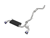 aFe Takeda 304 Stainless Catback Exhaust (Blue Flame Tips)Supra 2020+